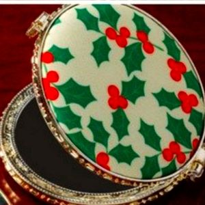 DOUBLE COMPACT MIRRORS HOLIDAY PATTERN